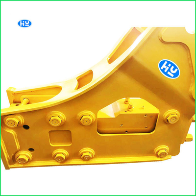 Quebra-cabeça hidráulica de rocha silenciada 40Cr Excavadora Backhoe Rock Hammer