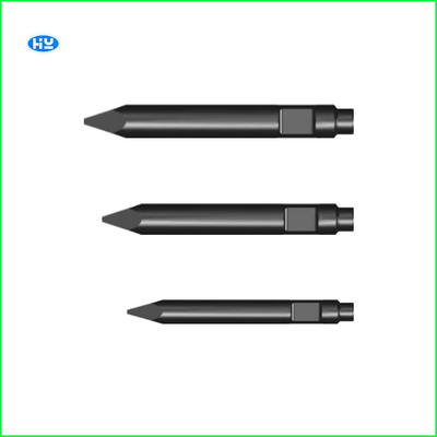 O formão hidráulico concreto do disjuntor utiliza ferramentas o peso aguçado 150MM Rod do veículo 30T